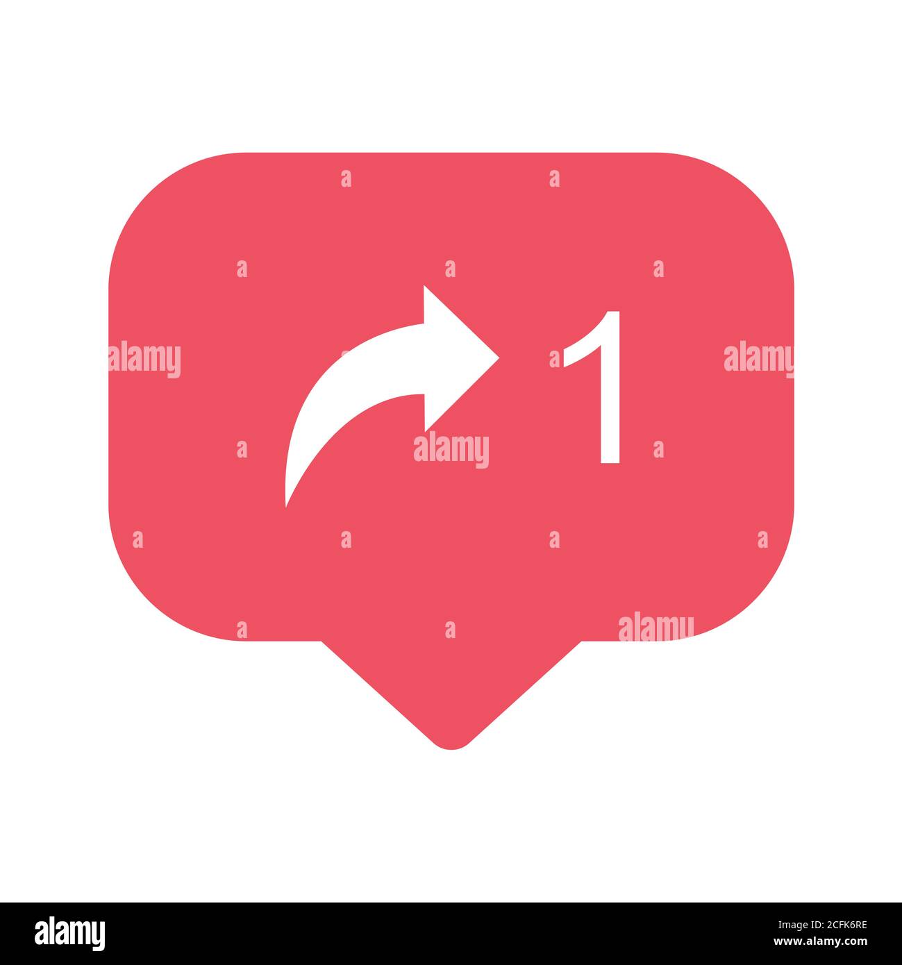 Social share, send, data, like symbol for web. Media button sign, flat design isolated network media . Stock Vector