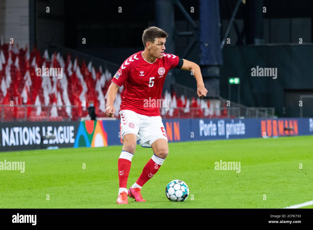 Copenhagen Denmark 05th Sep 2020 Joakim Maehle 5 Of Denmark Seen During The Uefa Nations League