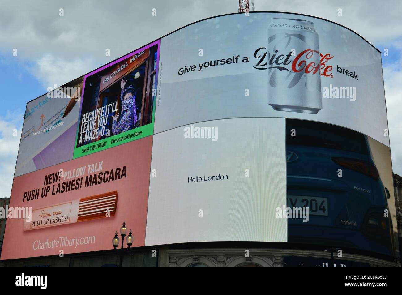 London, UK. 5 September 2020. Advertising campaigns shown on the