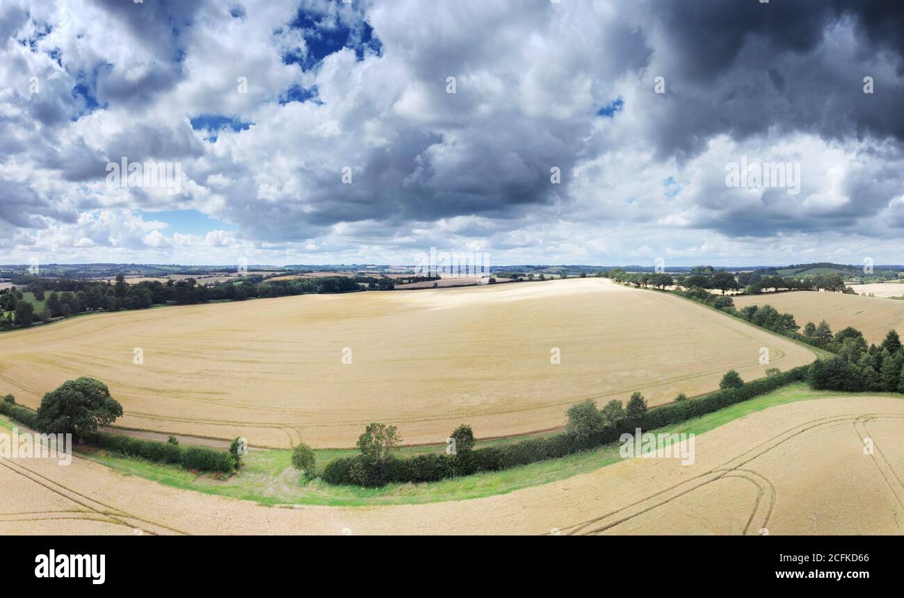 Aerial view of farmland hires stock photography and images Alamy