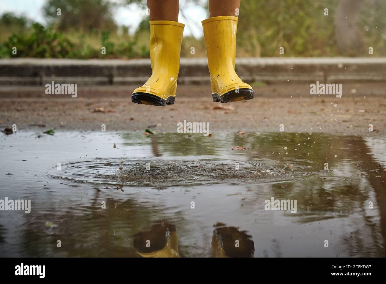 yellow water boots