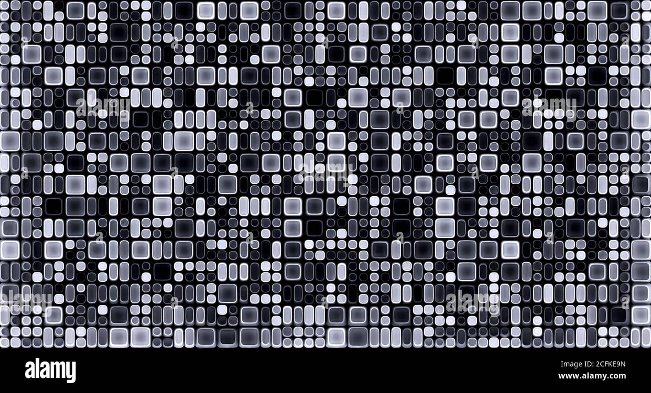 3d abstract geometric background. 3D rendering illustration. Stock Photo