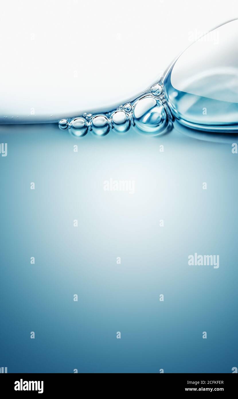 Abstract water bubbles illustration High Resolution Stock Photography