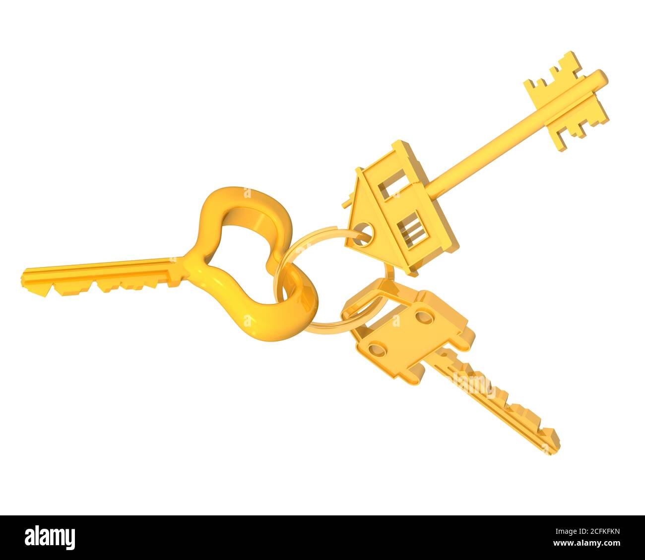 golden lock and copper key space isolated. concept 3d illustration or 3d  render 13714140 PNG