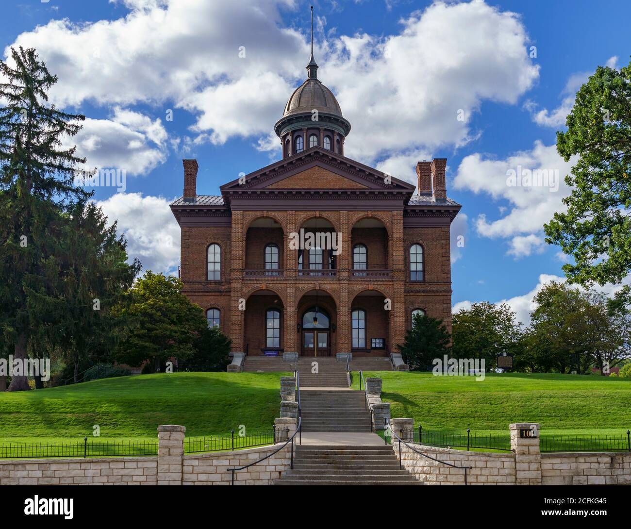 The Washington County Historic Courthouse in Stillwater, Minnesota