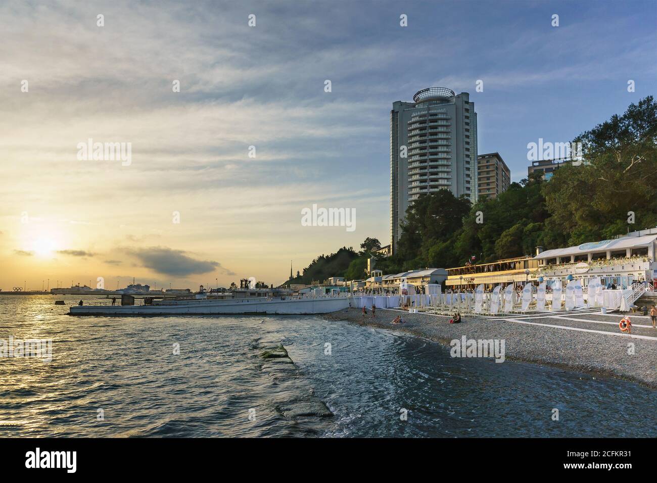 Sochi Russia June 09 2017 Beautiful Modern Building Of The sochi-russia-june-09-2017-beautiful-modern-building-of-the
