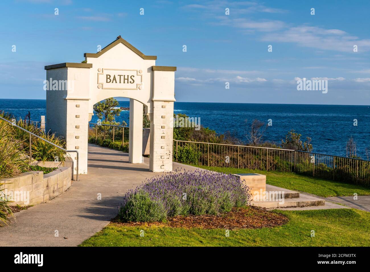 Entrance of Coogee baths, Sydney, NSW Australia Stock Photo