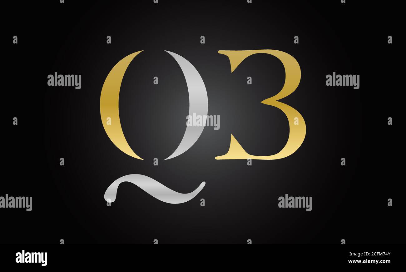 Initial letter QB logo design with creative modern business typography vector template. Creative