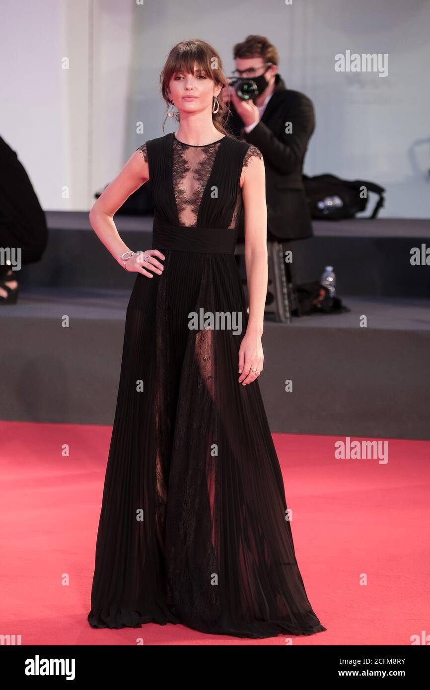 Palazzo del Cinema, Lido, Venice, Italy. 6th Sep, 2020. Annabelle Belmondo poses on the red carpet at The World to Come. Picture by Credit: Julie Edwards/Alamy Live News Stock Photo