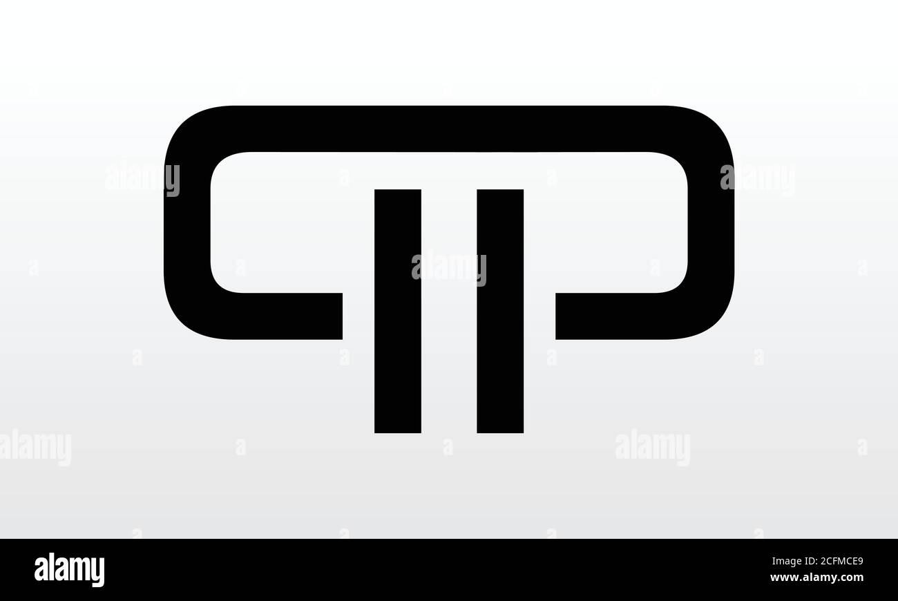 Initial letter QP logo design with modern business typography vector ...