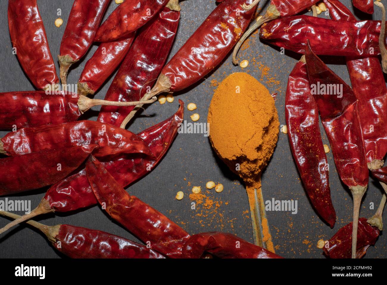 Red hot pepper powder hi-res stock photography and images - Alamy