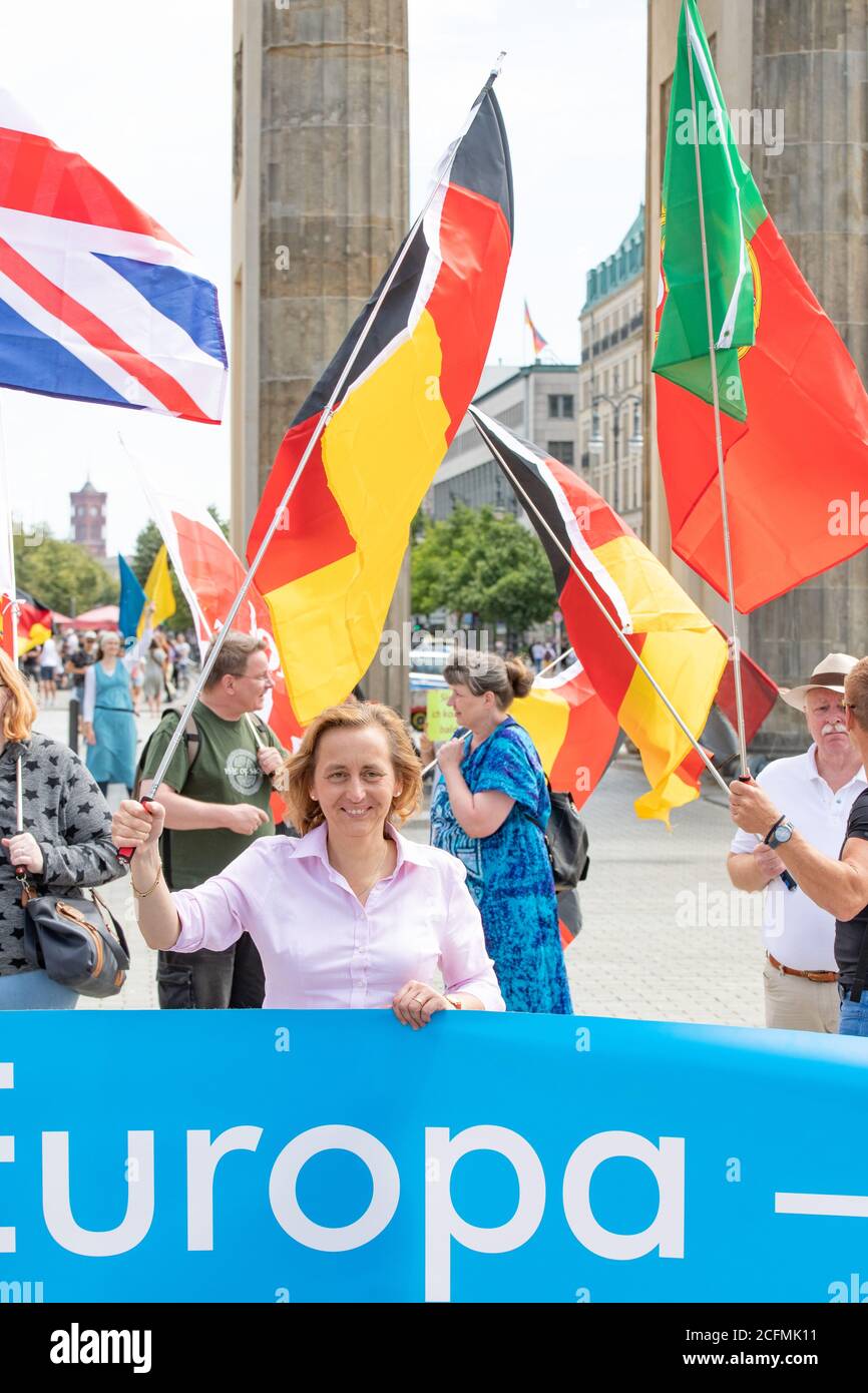 An anti-Euro rally by the AfD in Berlin on 04.07.2020 Stock Photo - Alamy