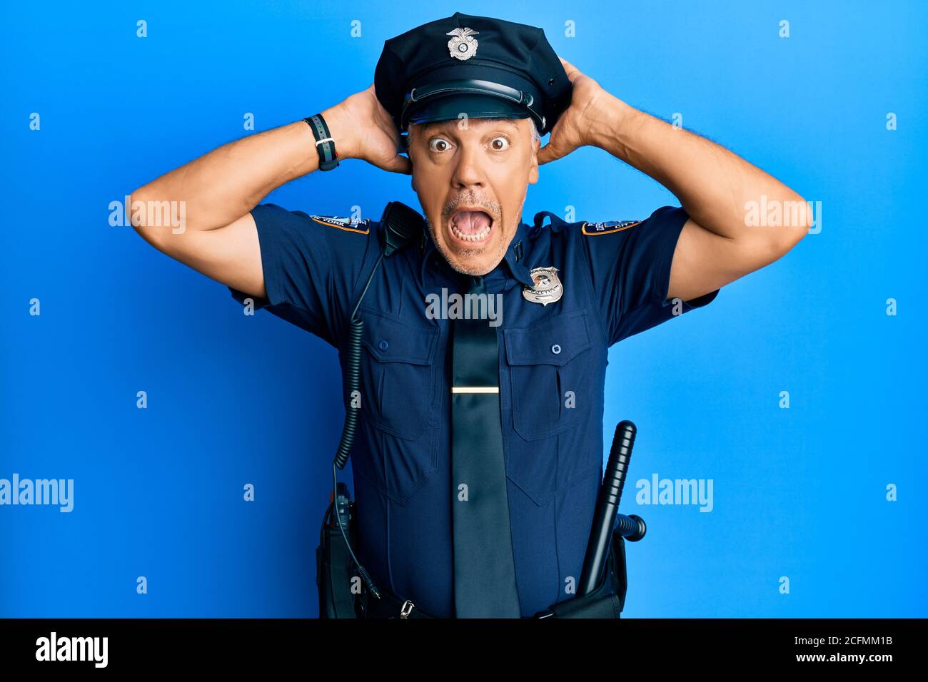 Scared Boy Police
