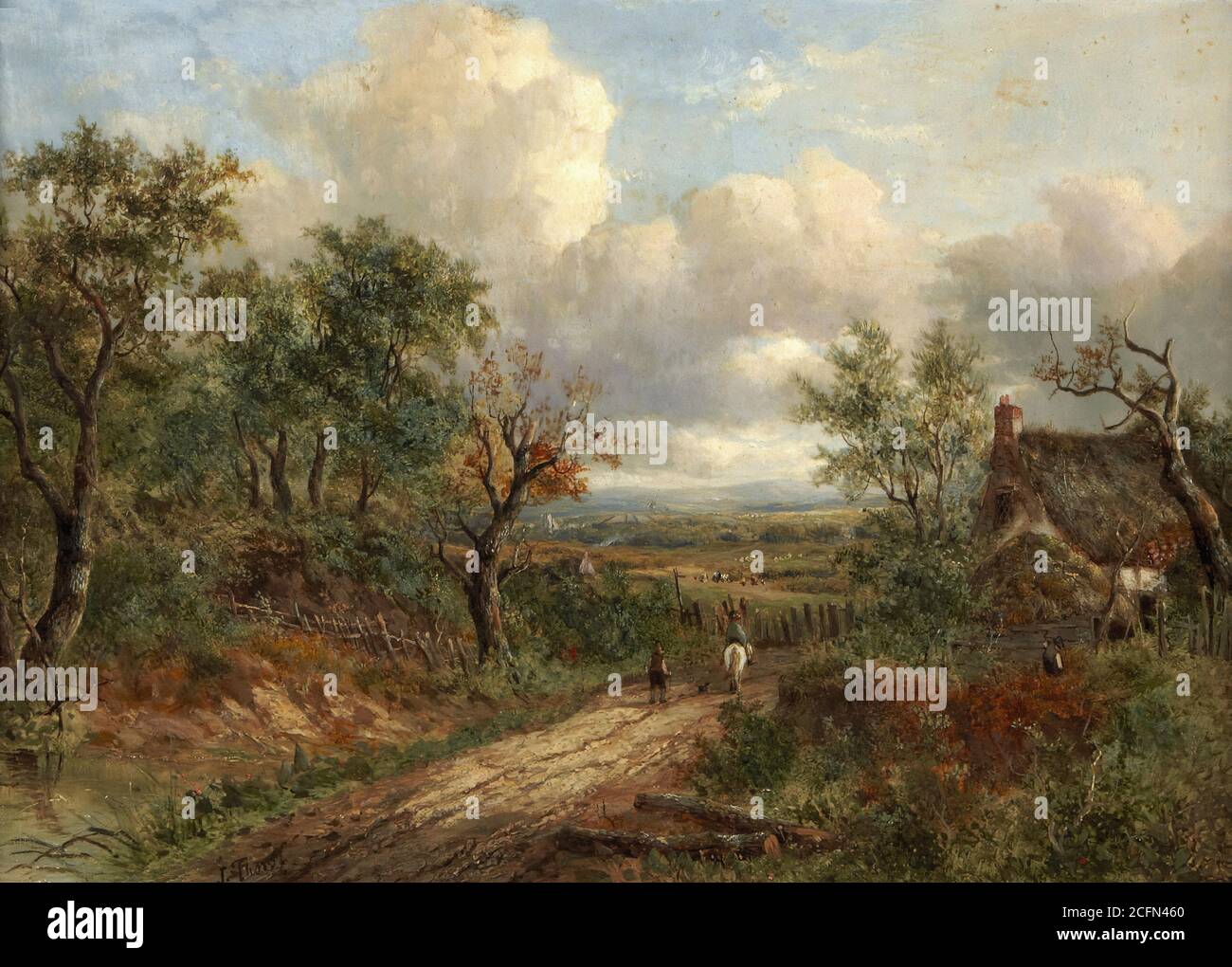 Thors Joseph - a Rural Landscape 2 - British School - 19th Century ...