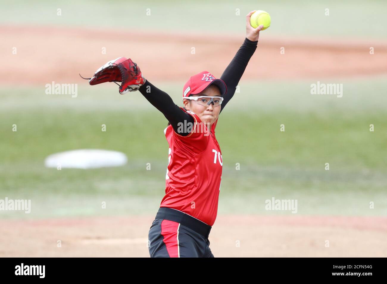 Kanagawa, Japan. 6th Sep, 2020. Miu Goto (Red Terriers) Softball 53rd