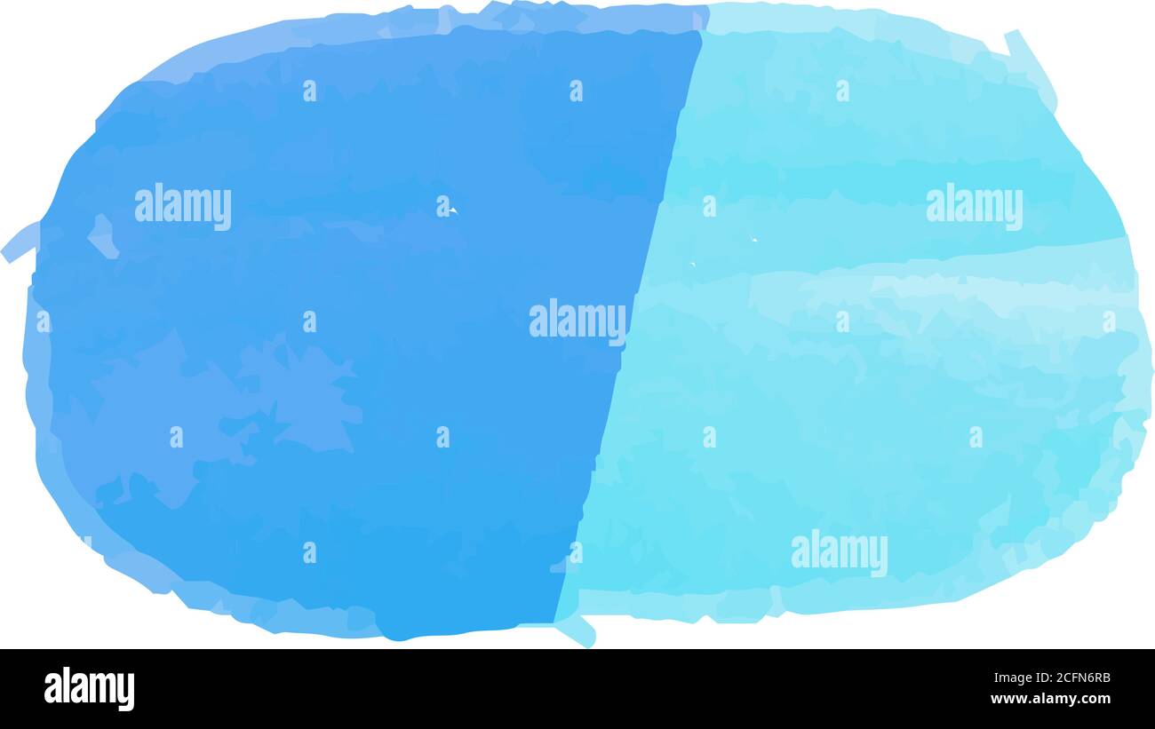 This is a illustration of Horizontal circular frame with warm cold color texture Stock Vector
