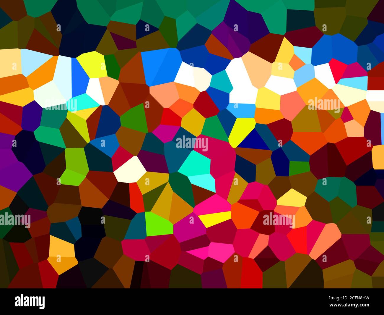 Illustration of Pixels pattern with various bright colors creates an ...