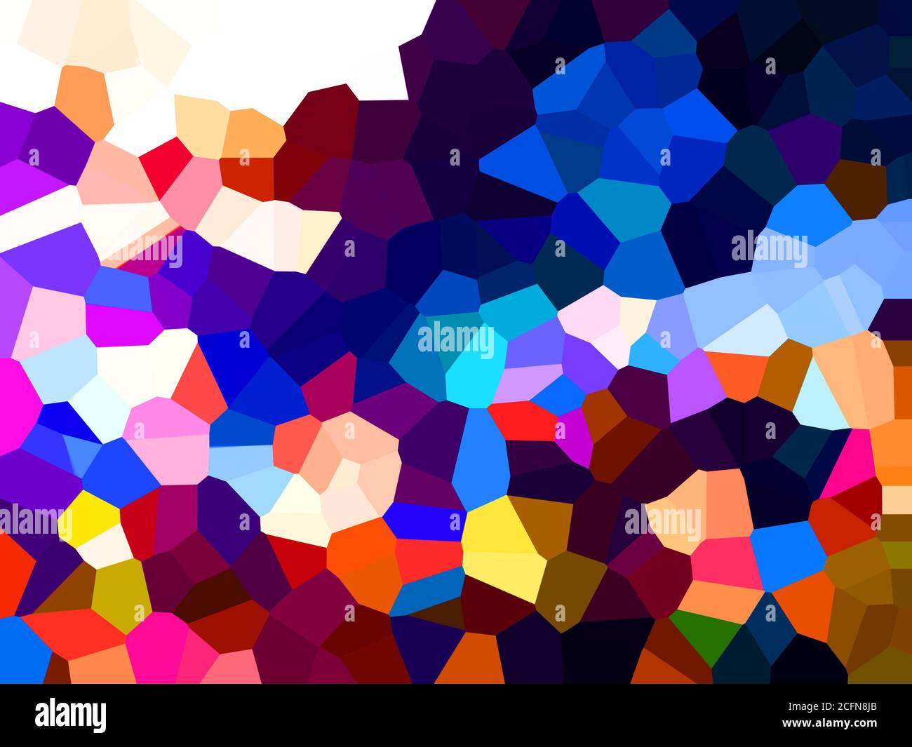 Illustration of Pixels pattern with various bright colors creates an ...