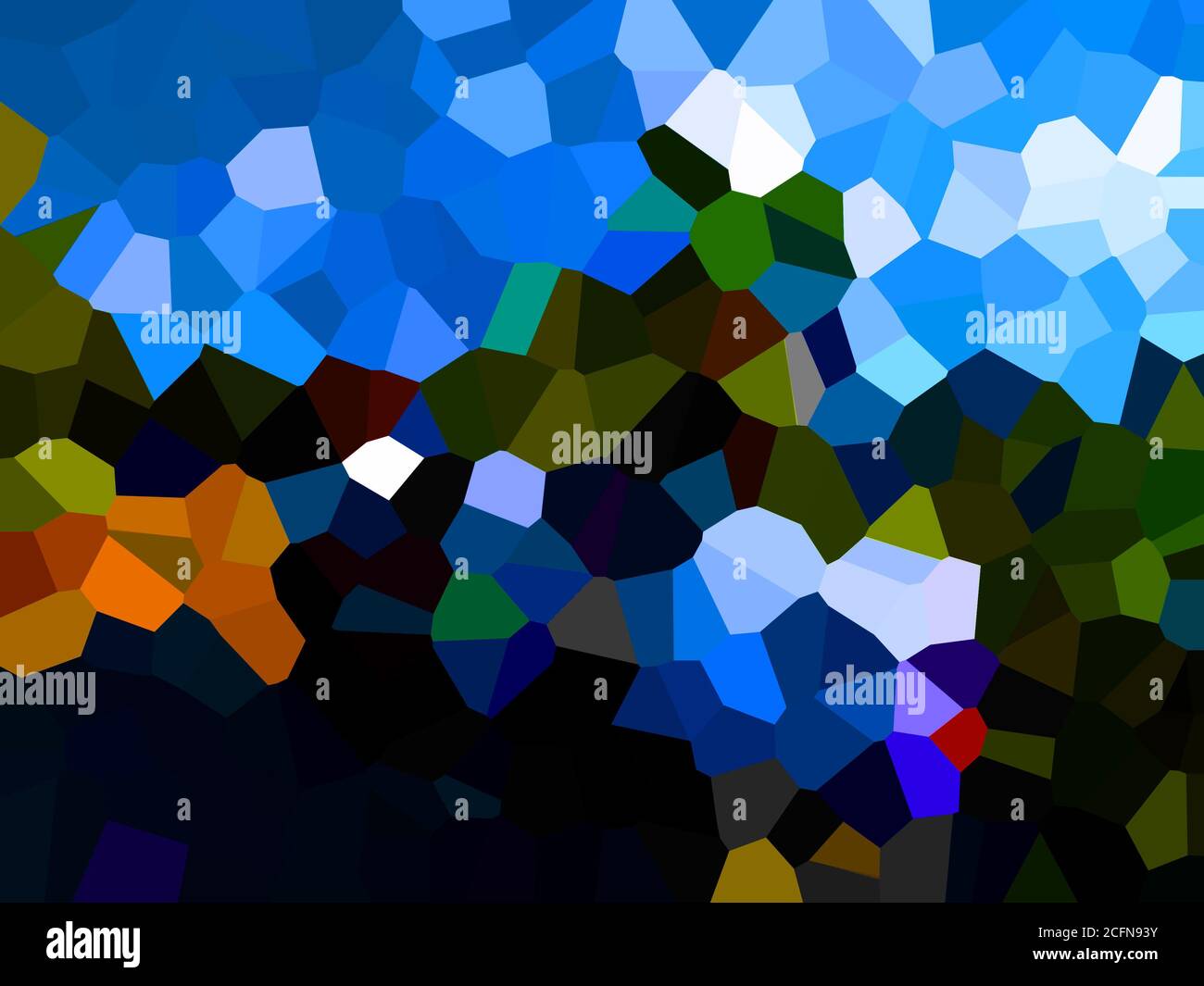 Illustration of Pixels pattern with various bright colors creates an ...