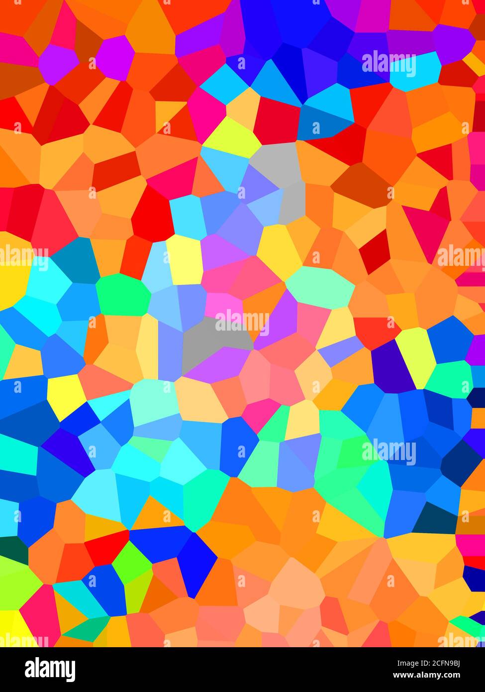 Illustration of Pixels pattern with various bright colors creates an ...