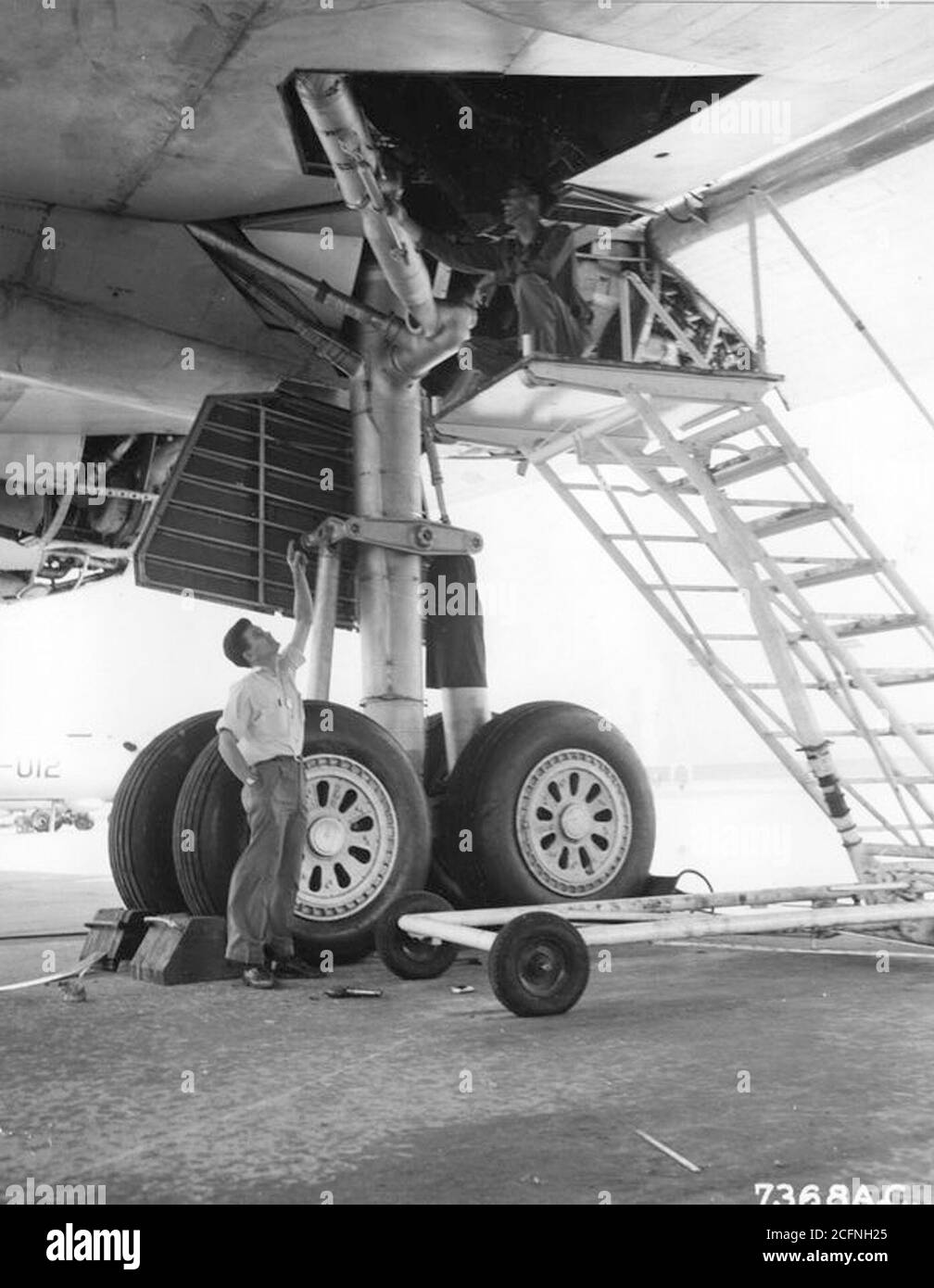 NARA B26145 USAF photo by James Evans Carswell Stock Photo