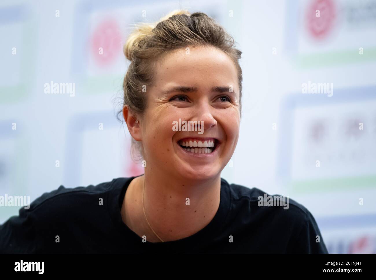 Elina Svitolina of the Ukraine during the All Access Hour at the 2019