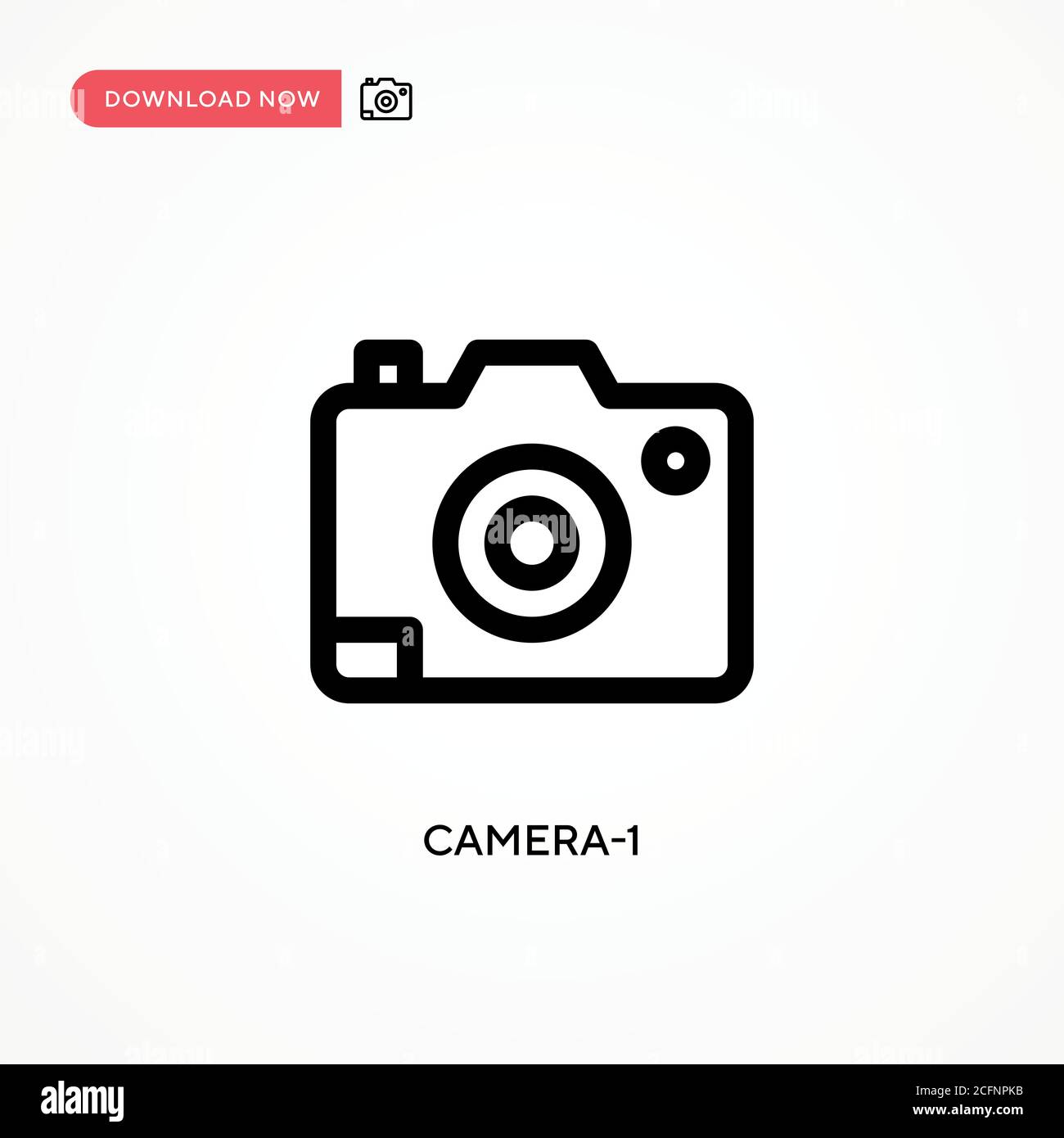 Camera-1 vector icon. Modern, simple flat vector illustration for web ...