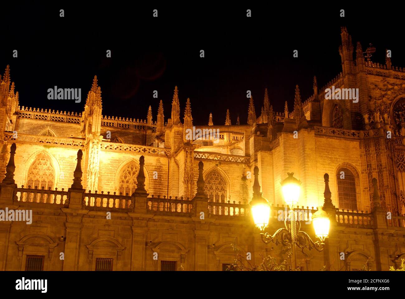 Seville night view hi-res stock photography and images - Alamy