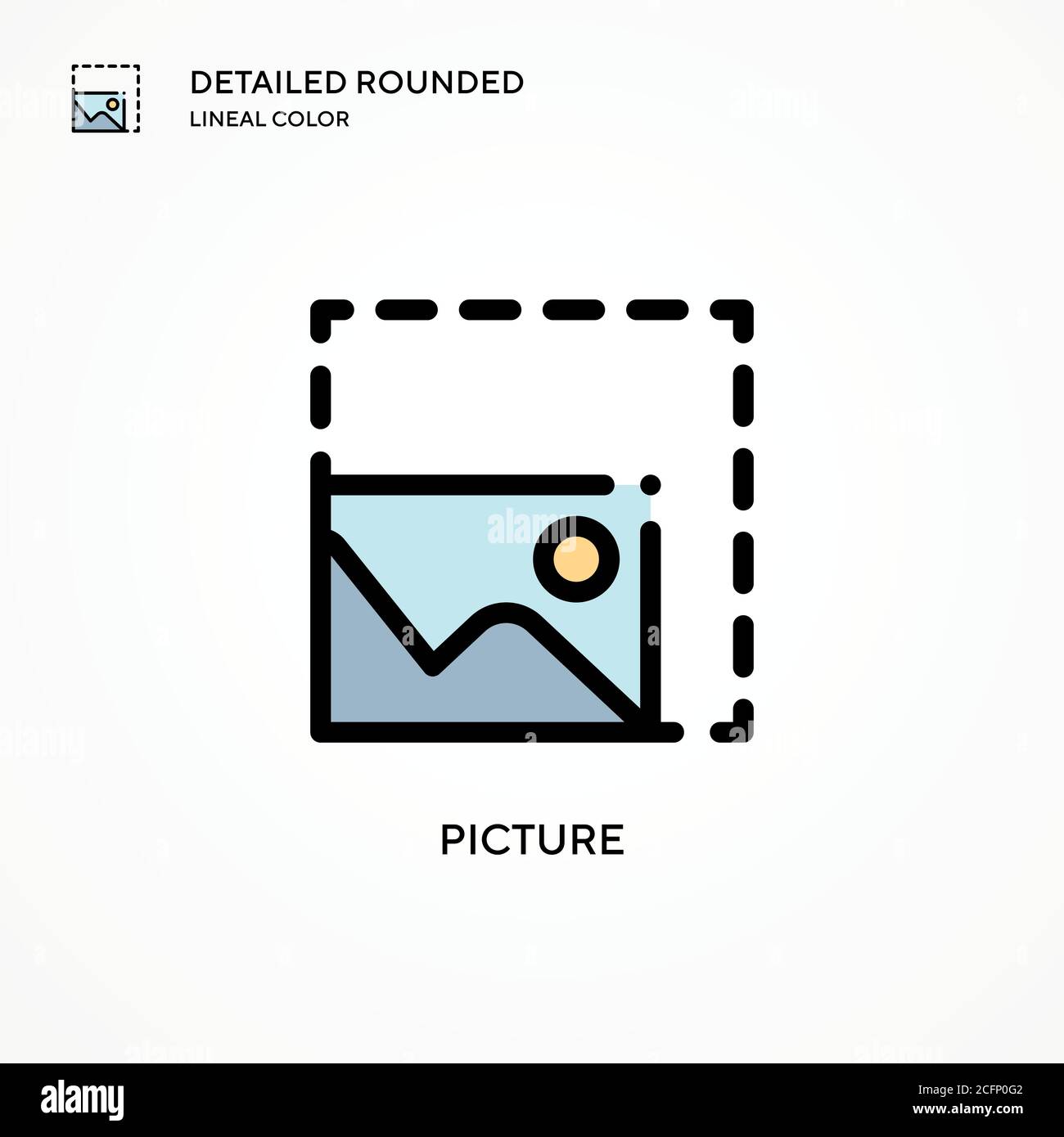 Picture vector icon. Modern vector illustration concepts. Easy to edit ...
