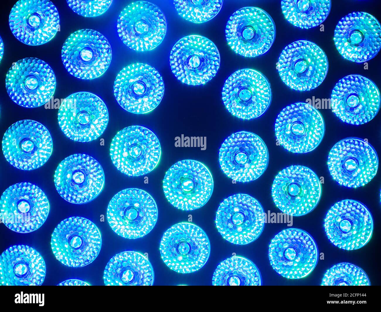 Strobe Light Pattern Close-up of the elements that form a strobe light. Various colors Stock ...