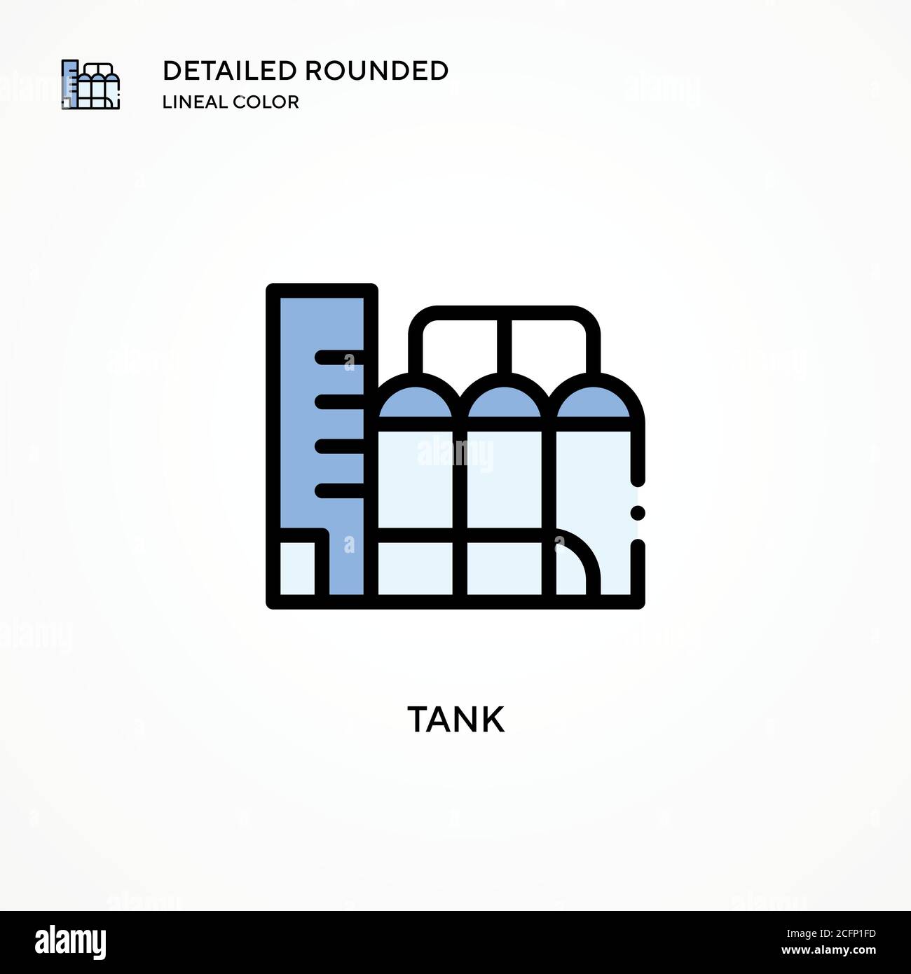 Tank vector icon. Modern vector illustration concepts. Easy to edit and ...