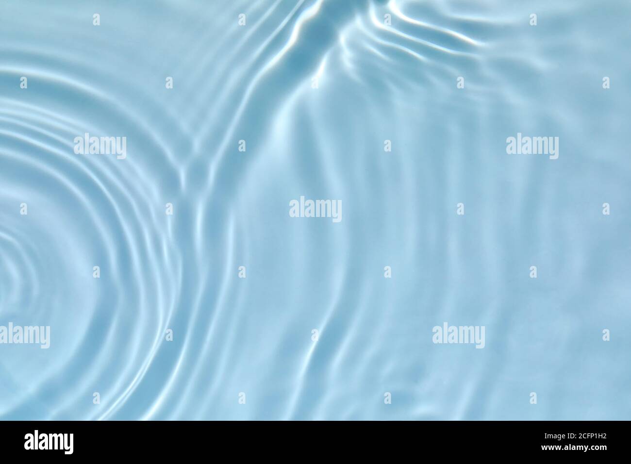 transparent blue colored clear calm water surface texture Stock Photo ...