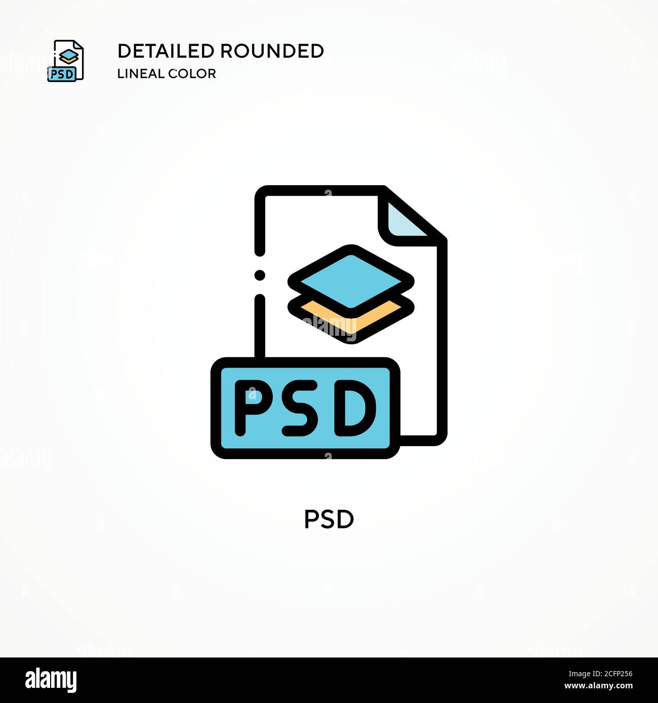 Psd vector icon. Modern vector illustration concepts. Easy to edit and ...
