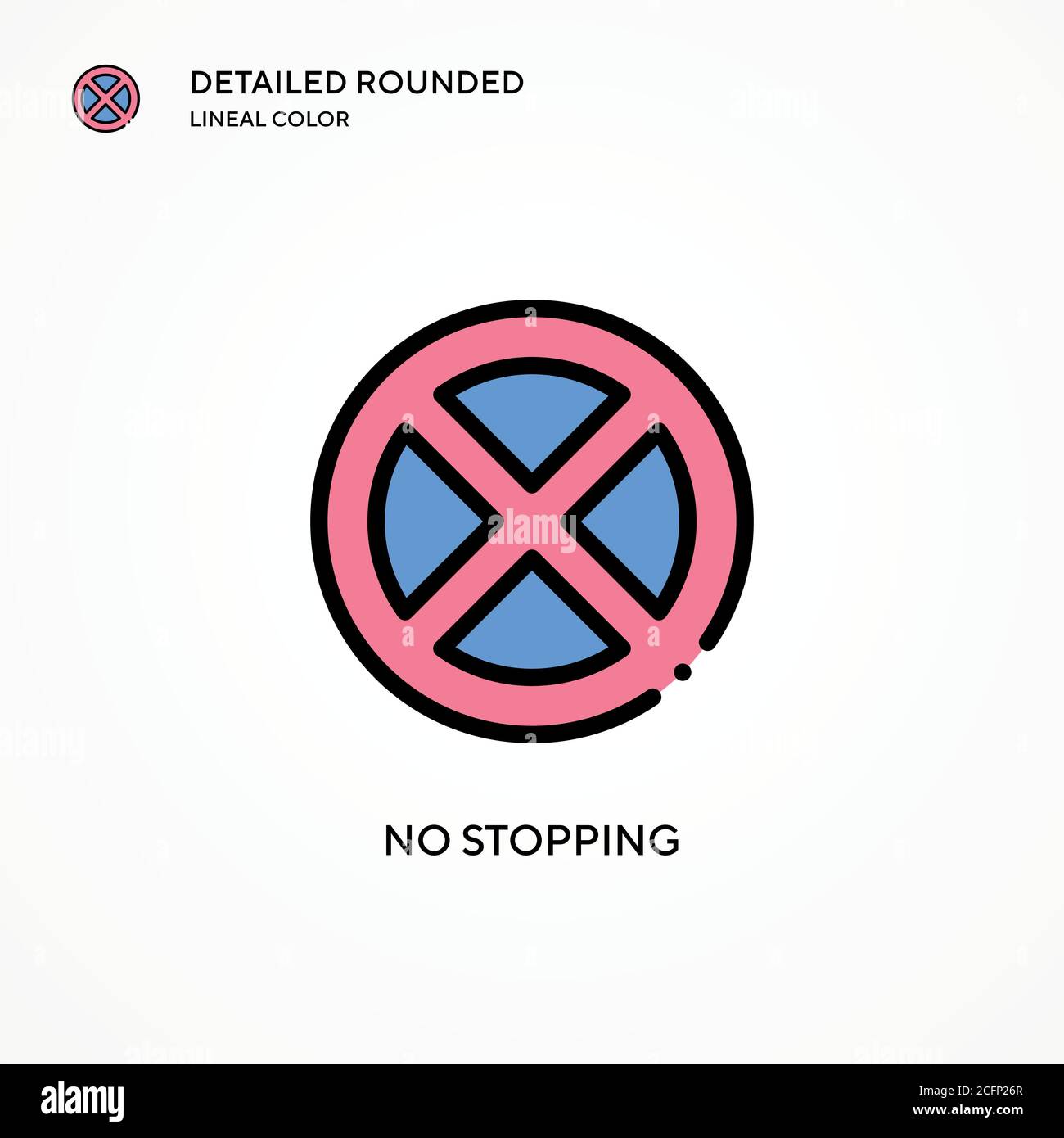 Stopping signal Stock Vector Images - Alamy