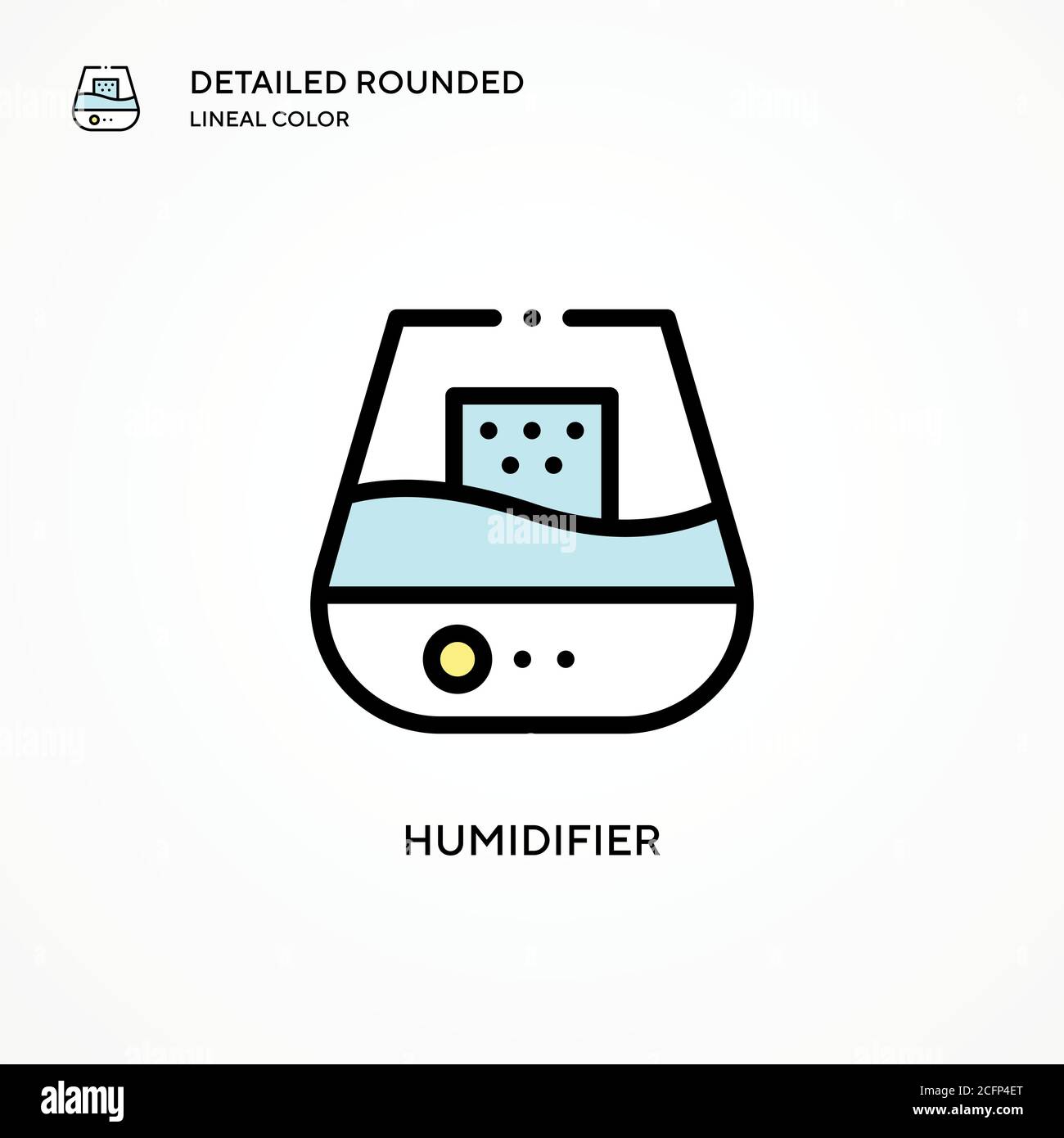 Humidifier vector icon. Modern vector illustration concepts. Easy to ...