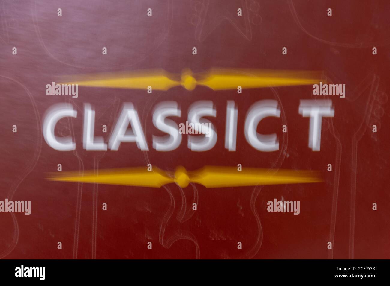 Blurred flat primp of classic lettering for free commercial use Stock ...