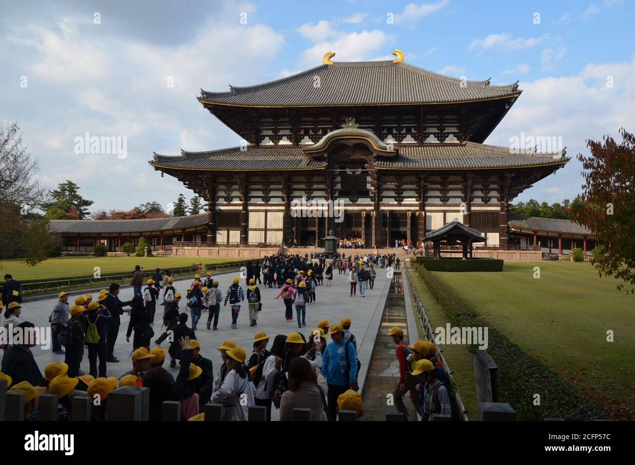 Tōdai-ji Temple in Nara, Japan Stock Photo