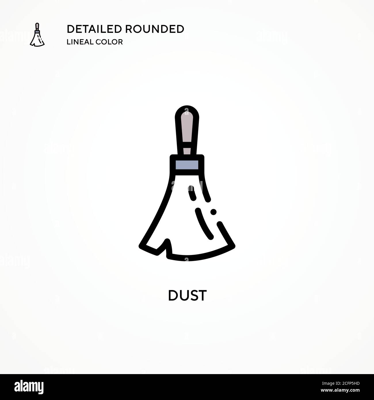 Dust vector icon. Modern vector illustration concepts. Easy to edit and ...