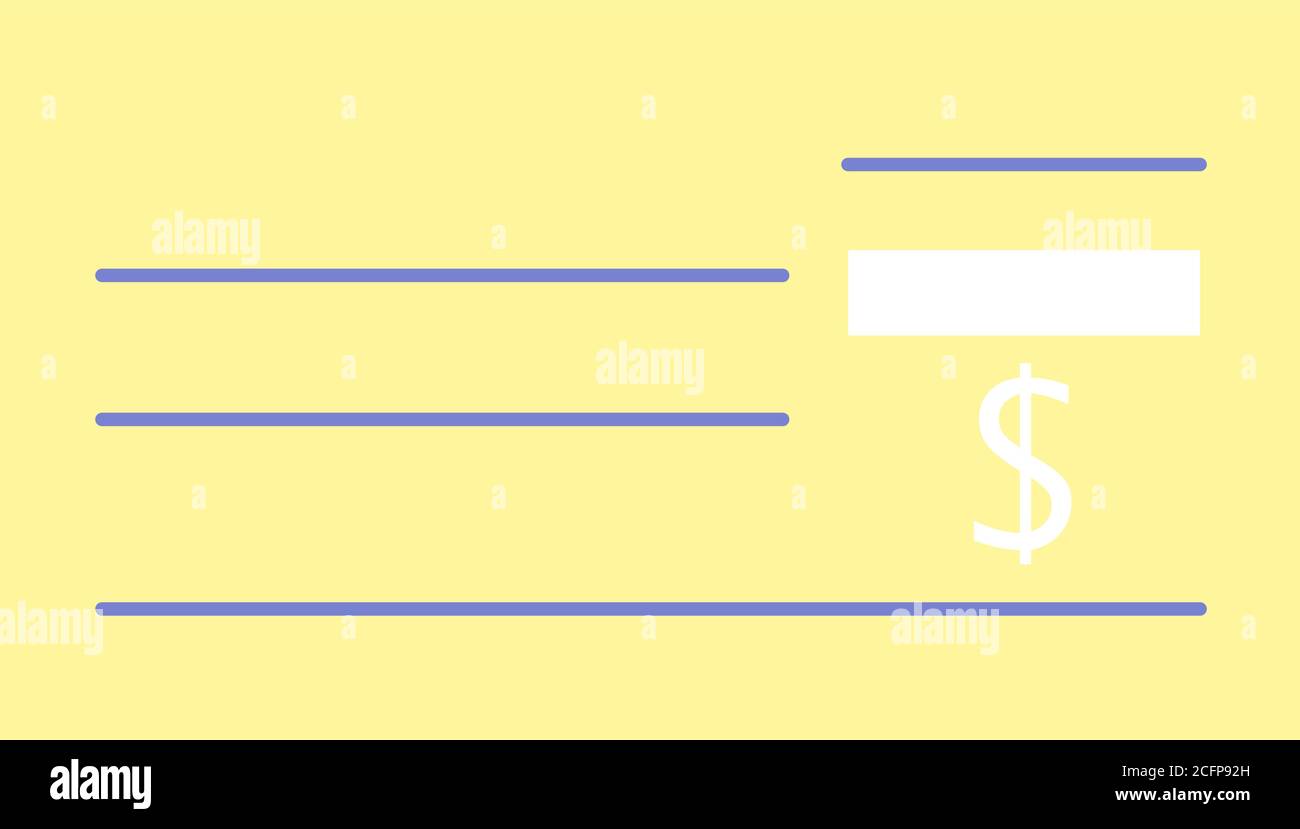 Banking checkbook Stock Vector Images - Alamy