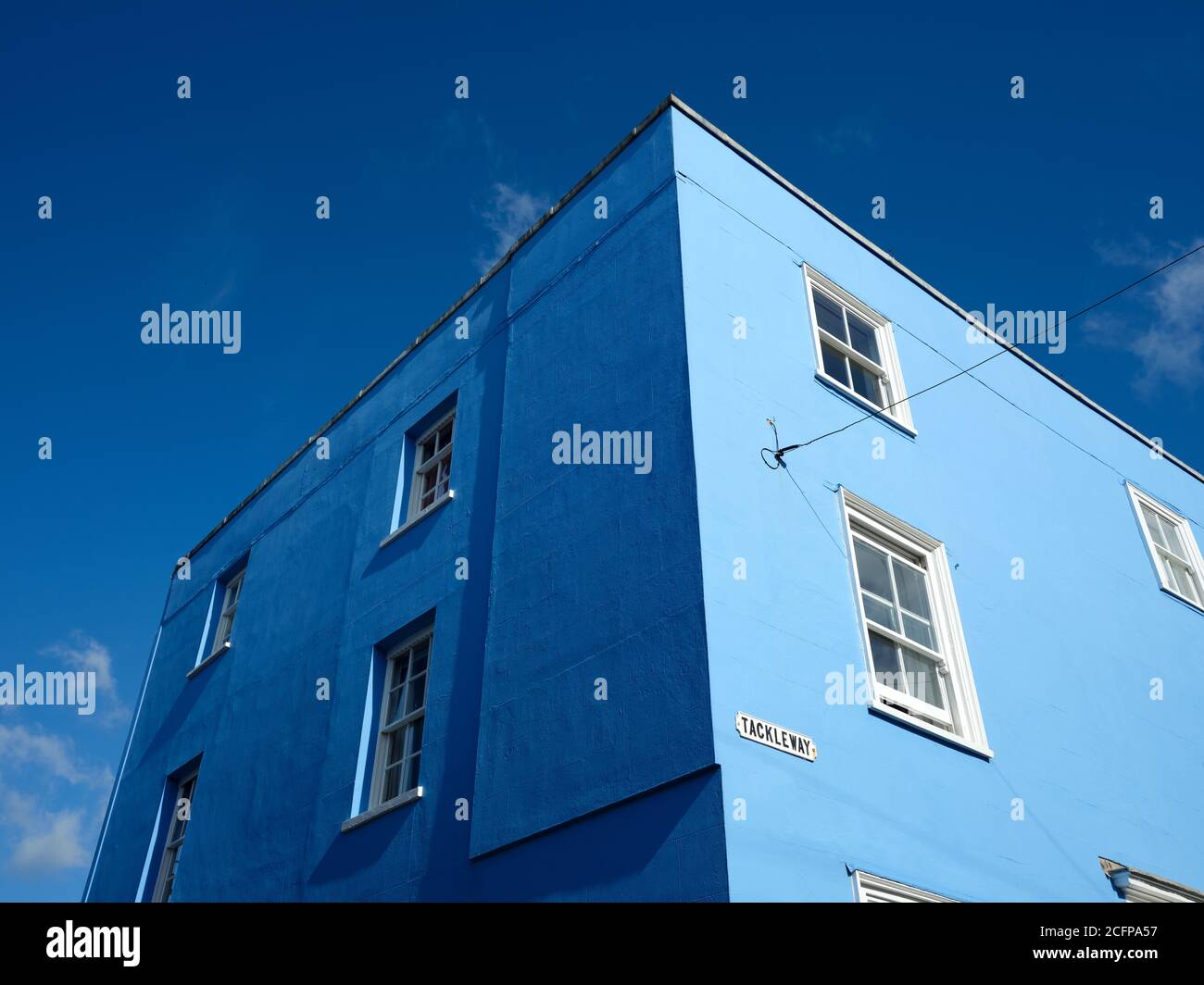 Blue Painted House Exterior The architecture of Hastings Old Town