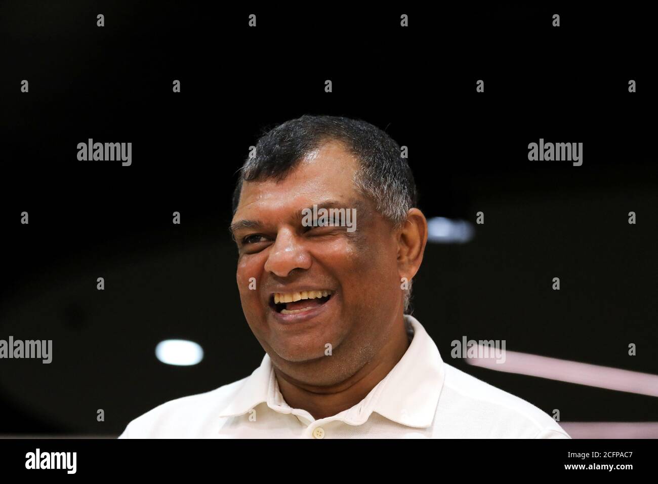 Airasia Group Ceo Tony Fernandes Reacts During An Interview With Reuters In Kuala Lumpur Malaysia September 7 2020 Reuters Lim Huey Teng Stock Photo Alamy