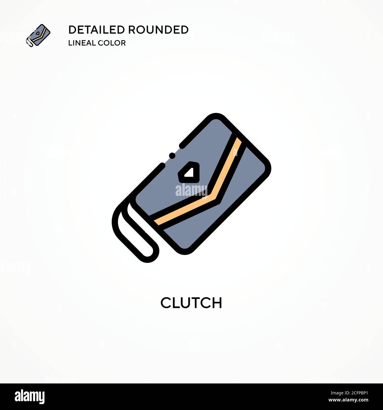 Clutch vector icon. Modern vector illustration concepts. Easy to edit ...