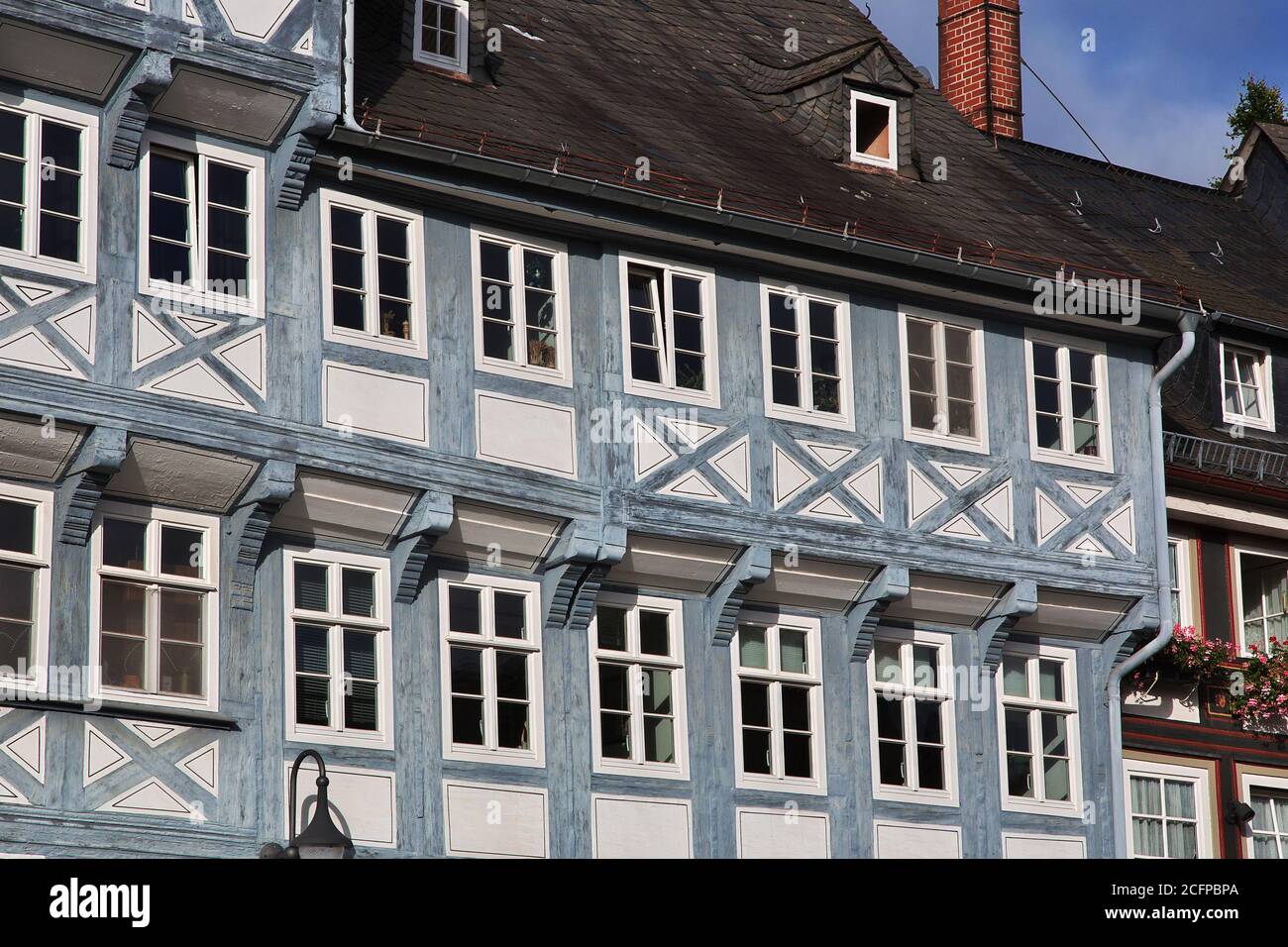 Fachwerk house in Goslar city, Germany Stock Photo