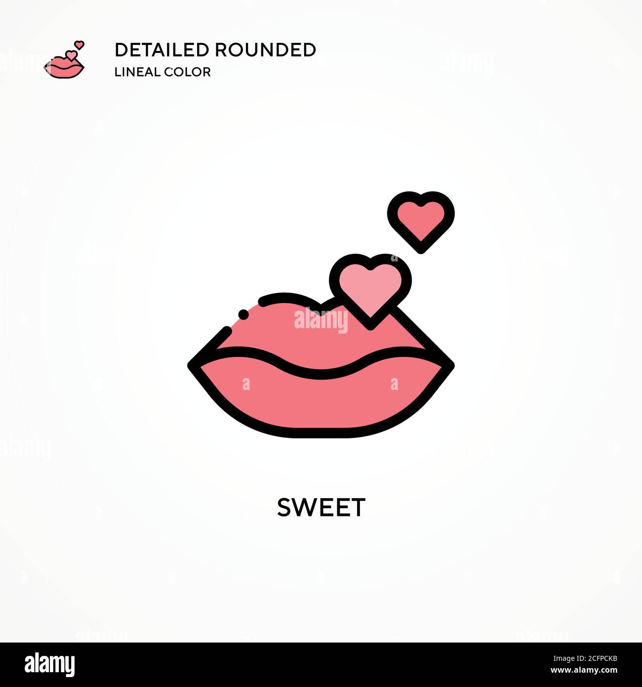 Sweet vector icon. Modern vector illustration concepts. Easy to edit ...