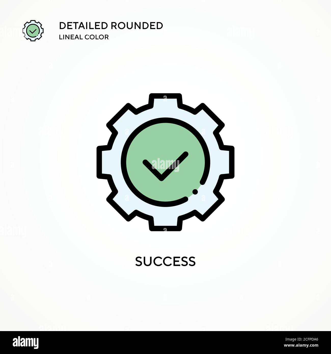 Success vector icon. Modern vector illustration concepts. Easy to edit ...