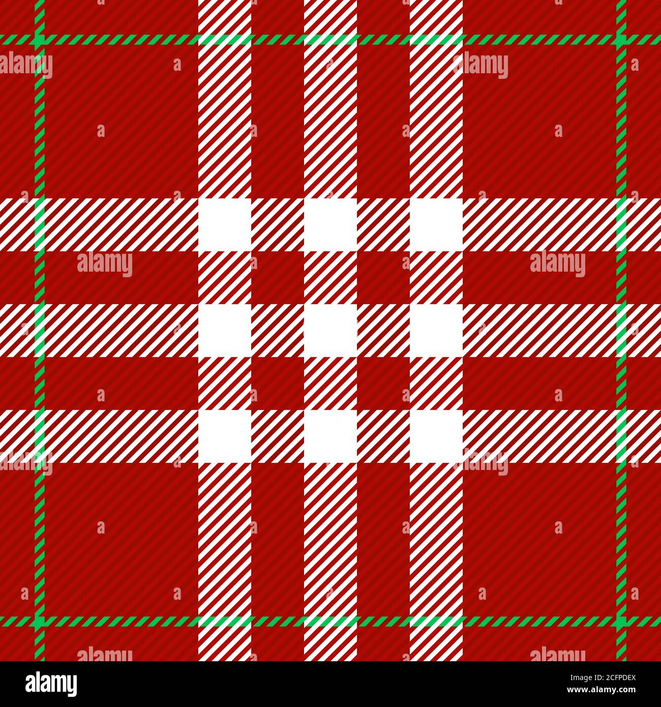 Classic tartan texture seamless pattern. Traditional Scottish checkered plaid ornament. Coloured geometric intersecting striped vector illustration. Stock Vector