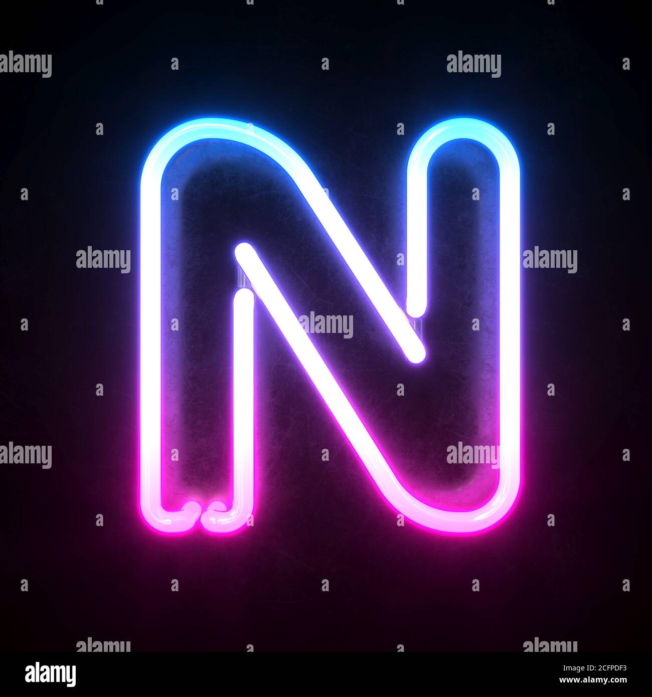Neon letter n hi-res stock photography and images - Alamy
