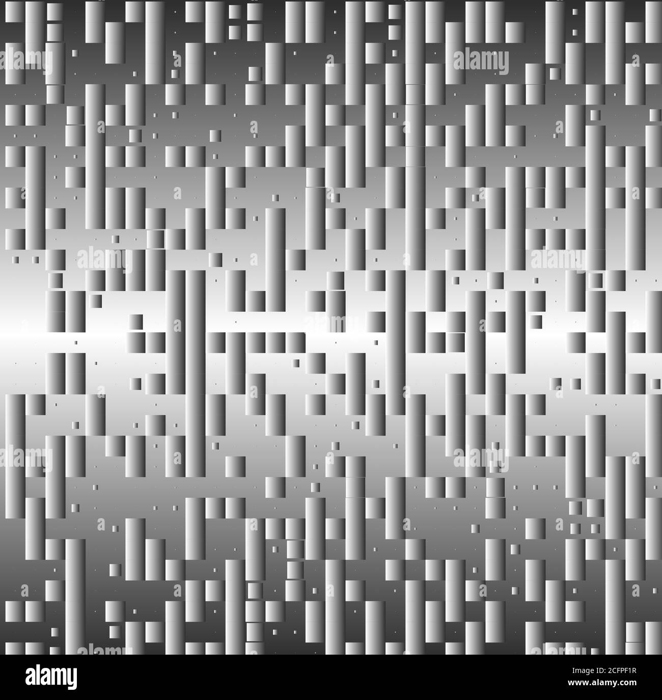 abstract metal background with cubes and cylinders Stock Photo - Alamy