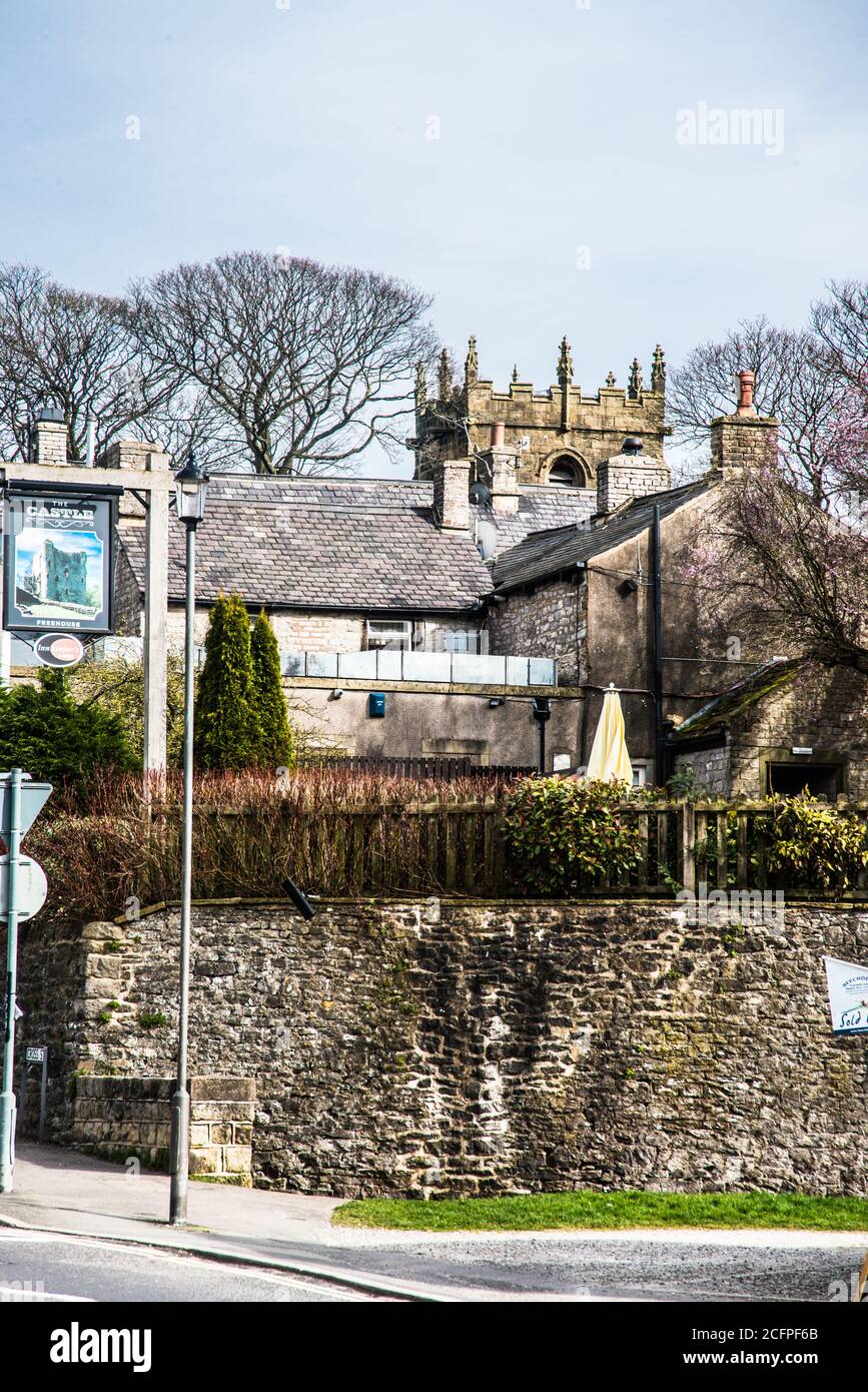 the old village Castleton Derbyshire the rural Land Ray Boswell Stock Photo