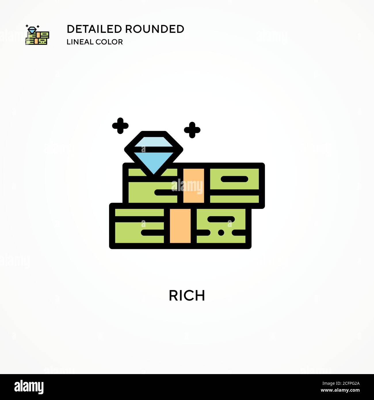 Rich man poor man city Stock Vector Images - Alamy